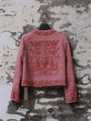 INTO THE EAST 25 Autumn/Winter Pink Embroidered Button Tussah Silk Suit ITE-E1DGAW021PK22SU-FEN Pink
